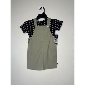 GAP Kids Girls Outfit Set Dress & Shirt, Black Floral, Size XS‎ (4/5)